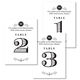 Initial Scroll Table Number Cards Image 2 of 3
